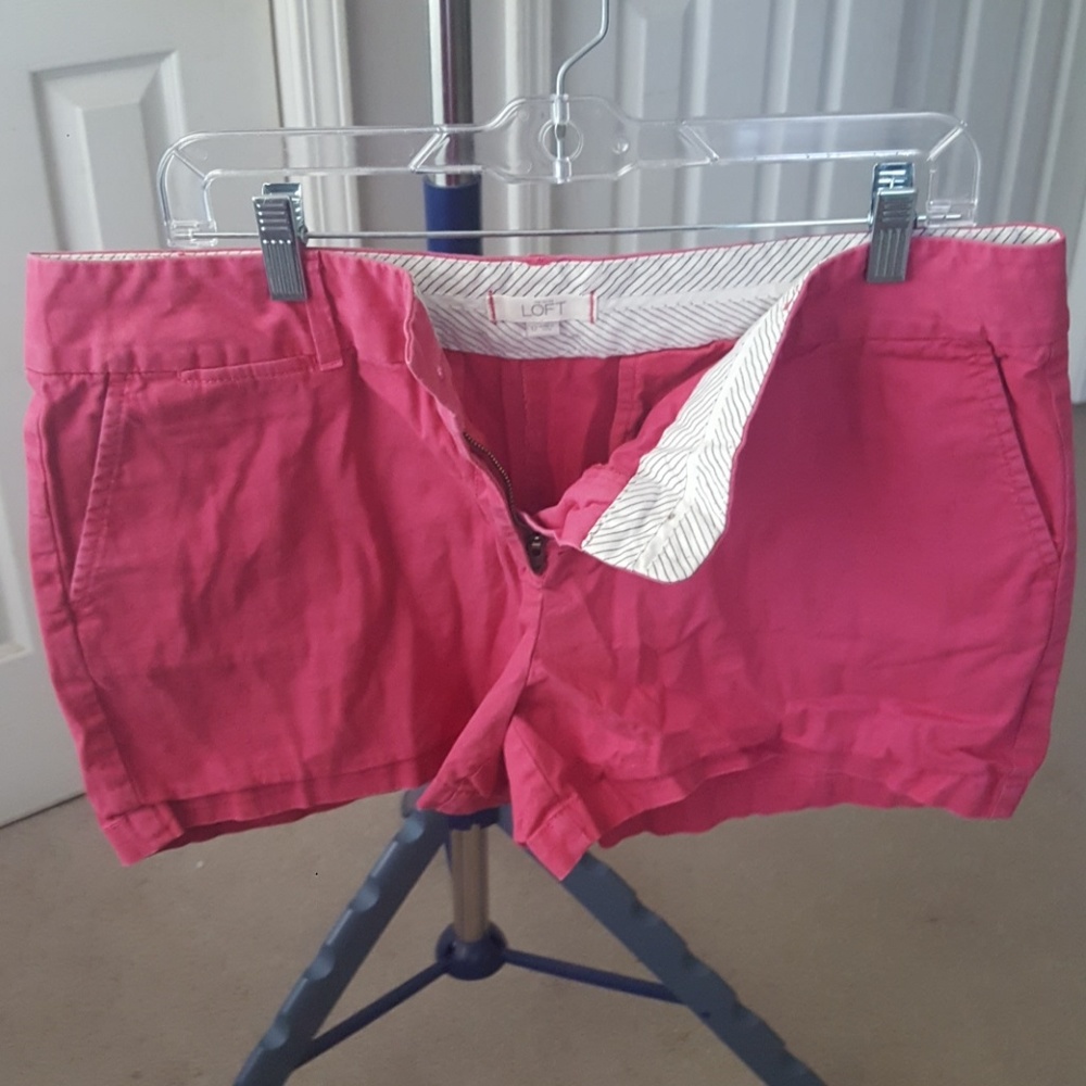 Pink loft chino shorts